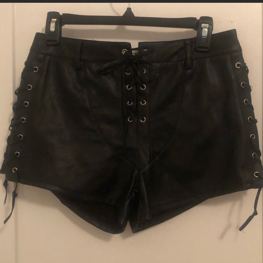 LF Real Leather Shorts - Never worn brand new real leather shorts